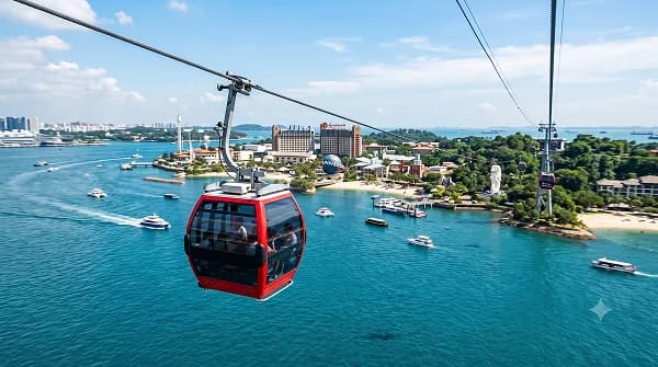 Sentosa Cable Car & Madame Tussauds by Patel World Tour