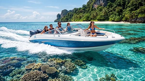 Coral Island Speedboat Tour by Patel World Tour