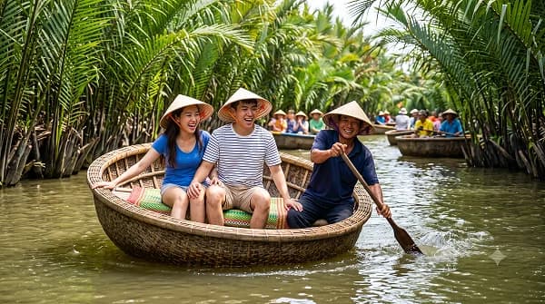 Hoi An Coconut Forest Basket Boat Ride